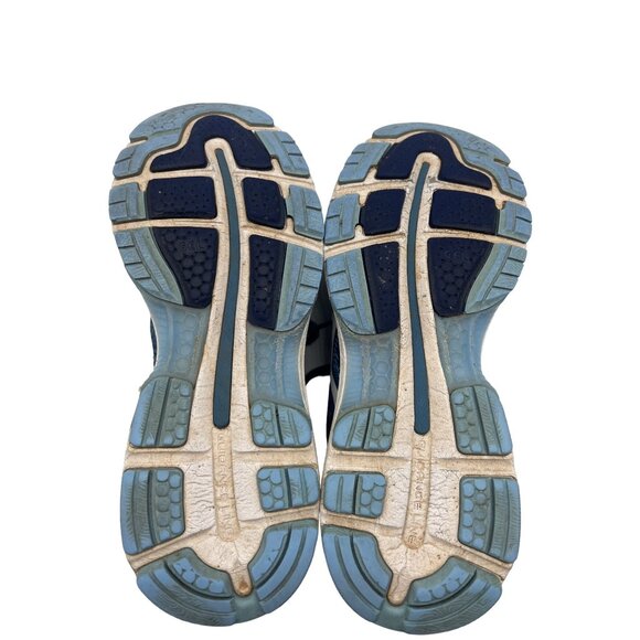 Asics Gel-Nimbus 20 Womens Running Shoes Size 7 Blue Lightweight Breathable Mesh - Picture 5 of 7